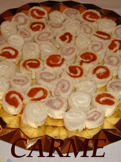 Una foto de Canapés festivos