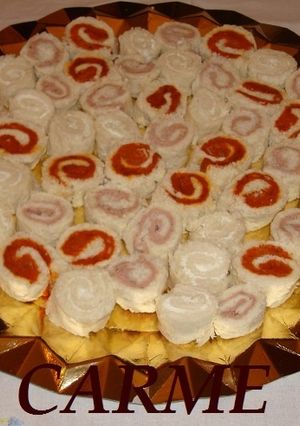 Una foto de Canapés festivos