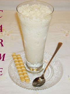 Una foto de Granizado de horchata de chufa