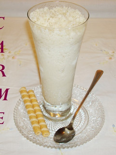 Una foto de Granizado de horchata de chufa