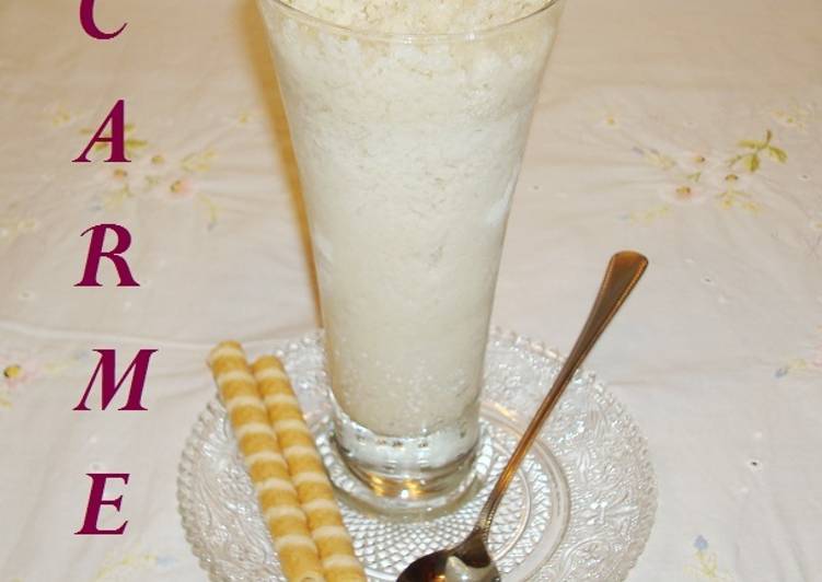 Granizado de horchata de chufa