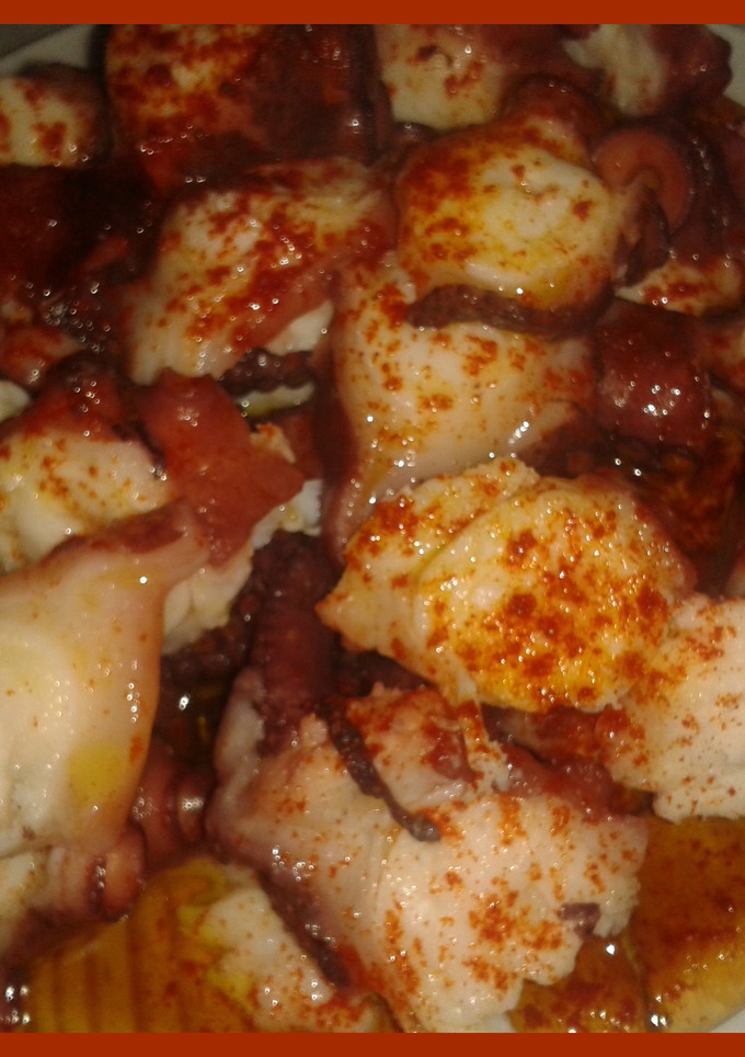 Una foto de Pulpo a la gallega con patatas