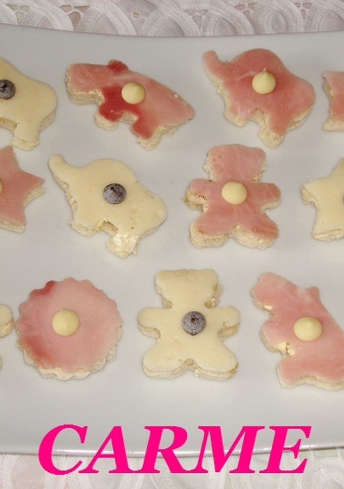 Una foto de Canapés para niños