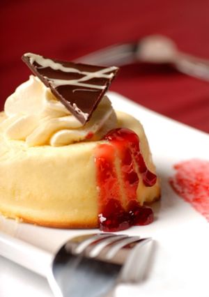 Una foto de Mousse de chocolate blanco