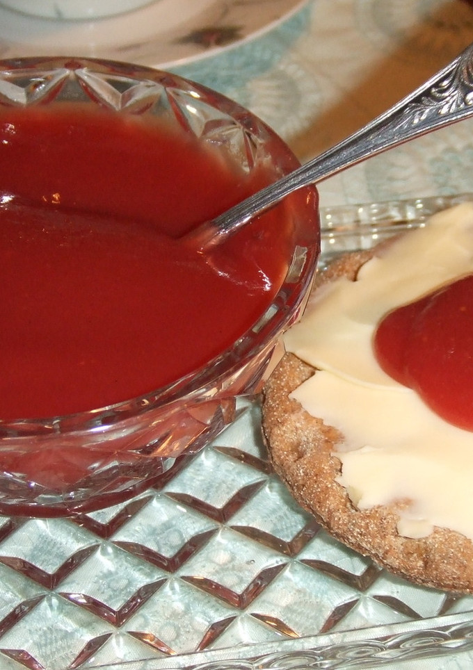 Una foto de Mermelada de membrillo y remolacha