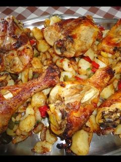 Una foto de Pollo frito adobado