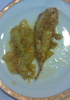 Una foto de Colitas de rape al horno muy sencillas