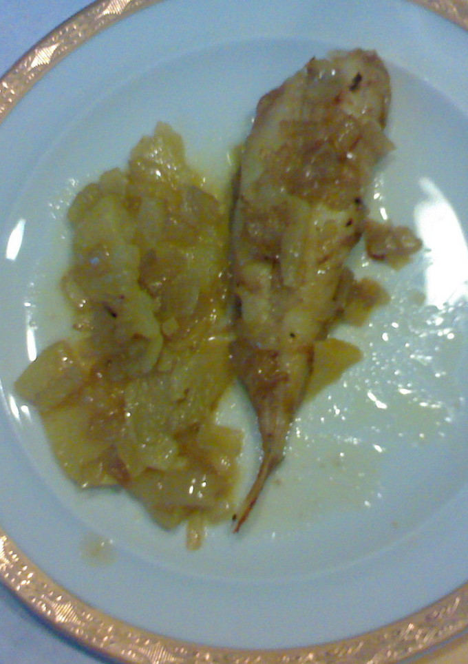 Una foto de Colitas de rape al horno muy sencillas