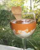 Bavaroise de coco y albaricoque