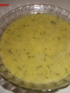 Una foto de Crema de calabacin al curry
