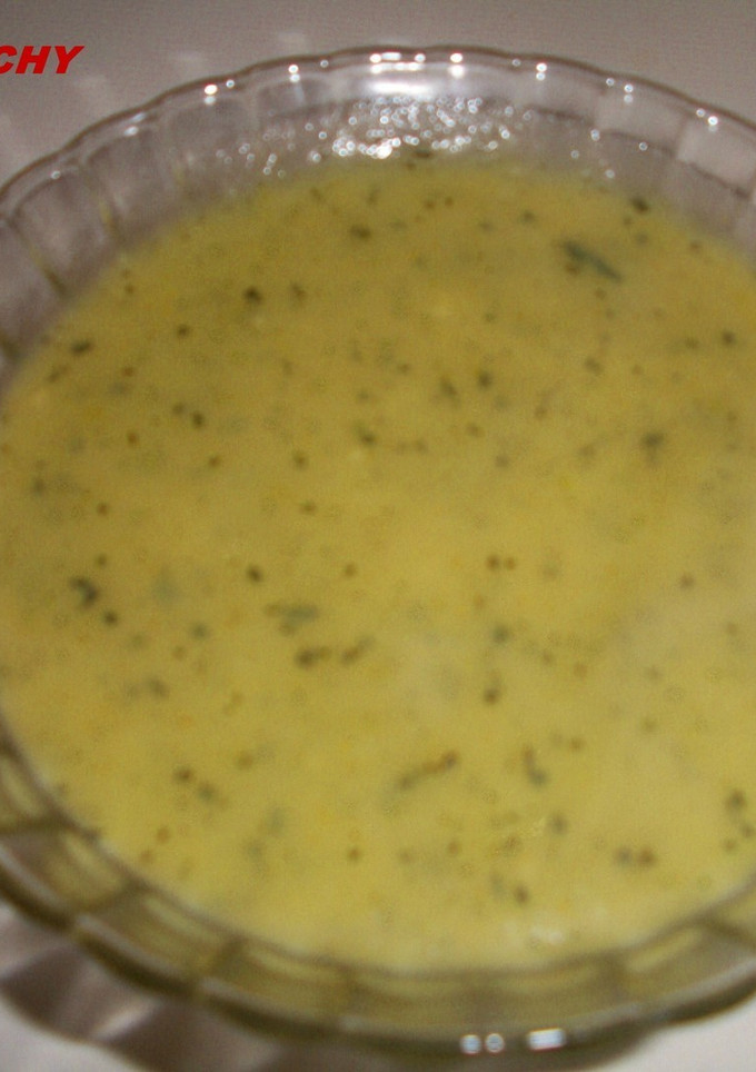 Una foto de Crema de calabacin al curry