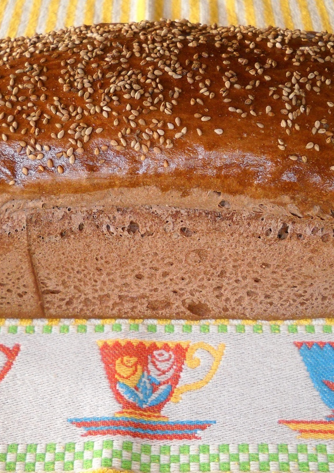 Una foto de Pan de molde de cacao y especias