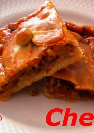 Una foto de Empanada de picadillo y queso cheddar