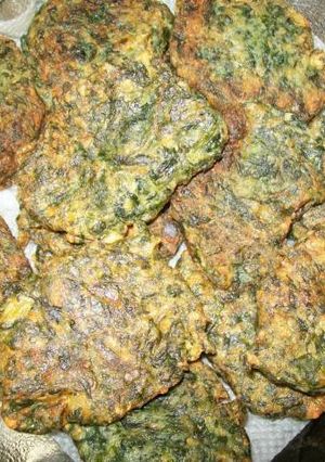 Una foto de Buñuelos de acelga y brócoli