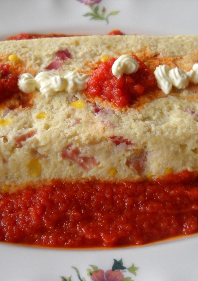 Una foto de Pastel de repollo y maíz