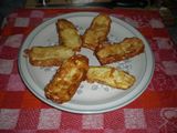 Libritos de calabacín con serrano y queso