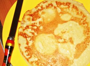 Una foto de Blinis o las tortitas rusas