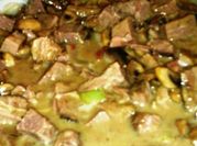 Una foto de peceto carne