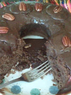 Una foto de Pastel de especia con chocolate