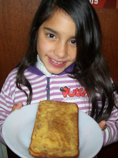Una foto de Budin marmolado