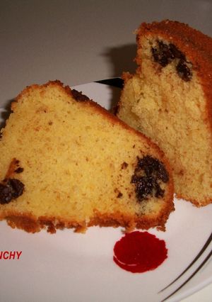 Una foto de Bizcocho con lagrimitas de chocolate