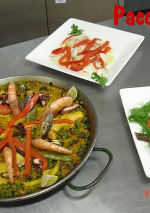 Una foto de Paella marinheira