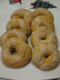 Una foto de Rosquillos en el horno