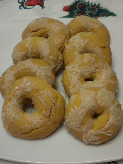 Una foto de Rosquillos en el horno