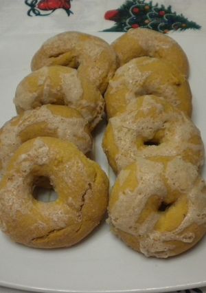 Una foto de Rosquillos en el horno