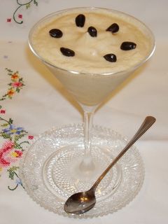 Una foto de Mousse de chirimoya