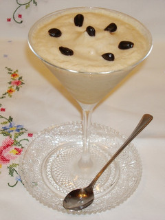 Una foto de Mousse de chirimoya