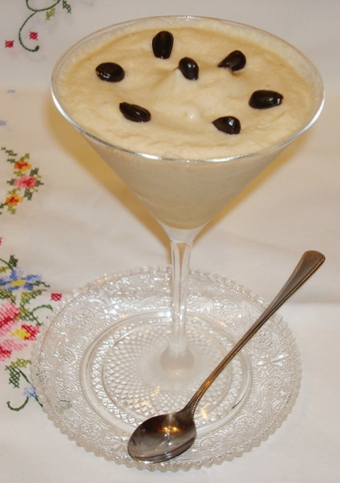 Una foto de Mousse de chirimoya