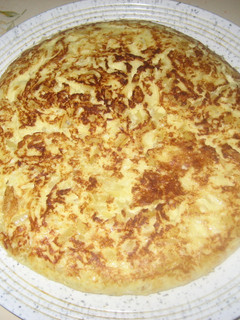 Una foto de Tortilla de patata y calabacín