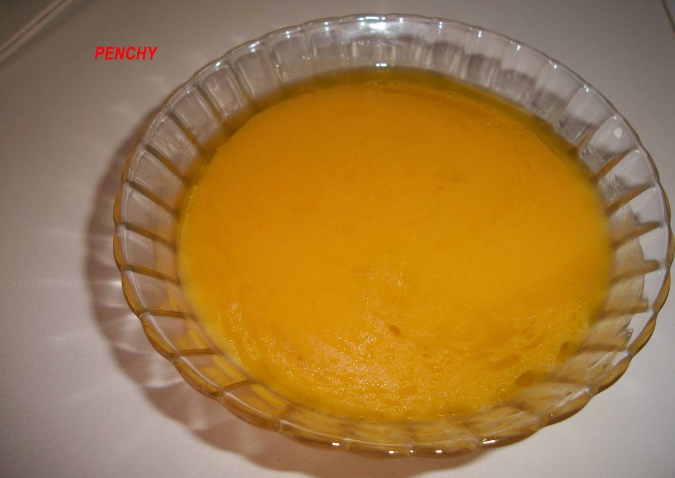 Crema de calabaza al curry de Madras<br />
