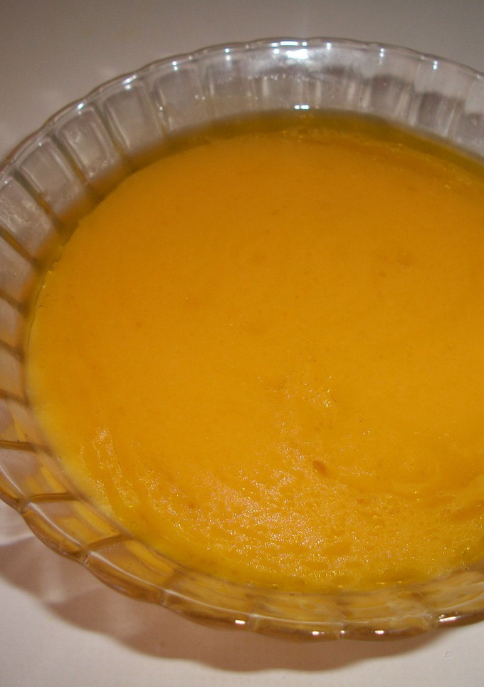 Una foto de Crema de calabaza al curry de Madras