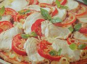 Una foto de mozzarella búfala