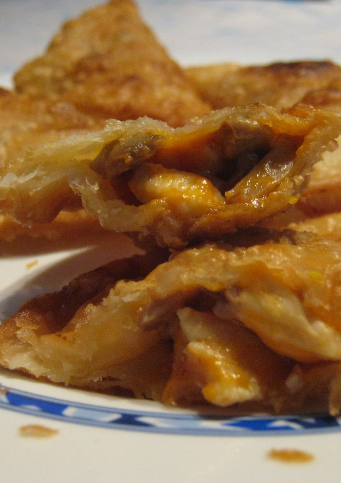 Una foto de Empanadillas de pollo y champiñones