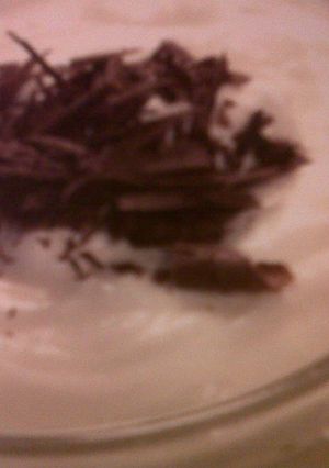 Una foto de Copa de chocolate blanco