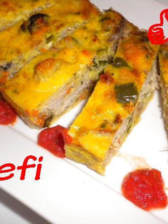 Una foto de Pastel de bonito y mejillones