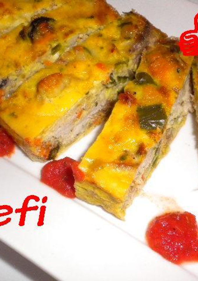 Una foto de Pastel de bonito y mejillones