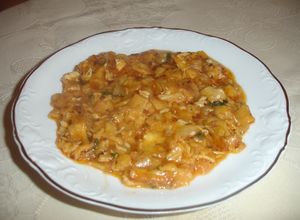 Una foto de Gazpacho de Mero (Perca)