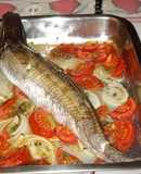 Merluza al horno con mis verduritas