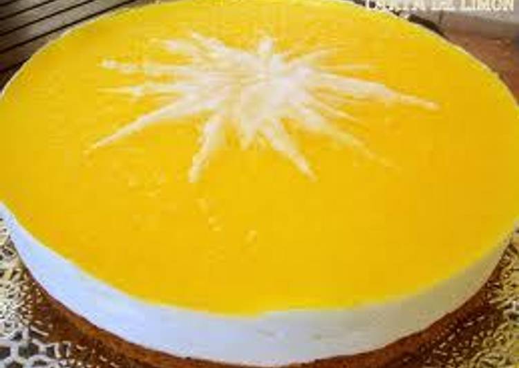 Tarta de limón con sobaos