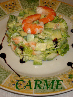 Foto principal de Tartar de aguacate y langostinos