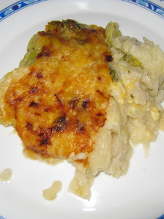Una foto de Coliflor con bechamel al horno