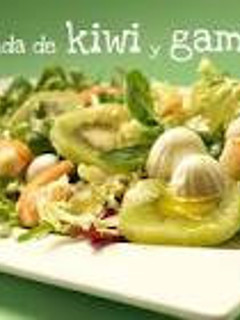 Una foto de Ensalada de kiwis
