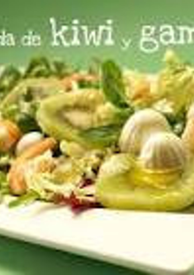 Una foto de Ensalada de kiwis
