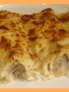 Una foto de Canelones de bonito