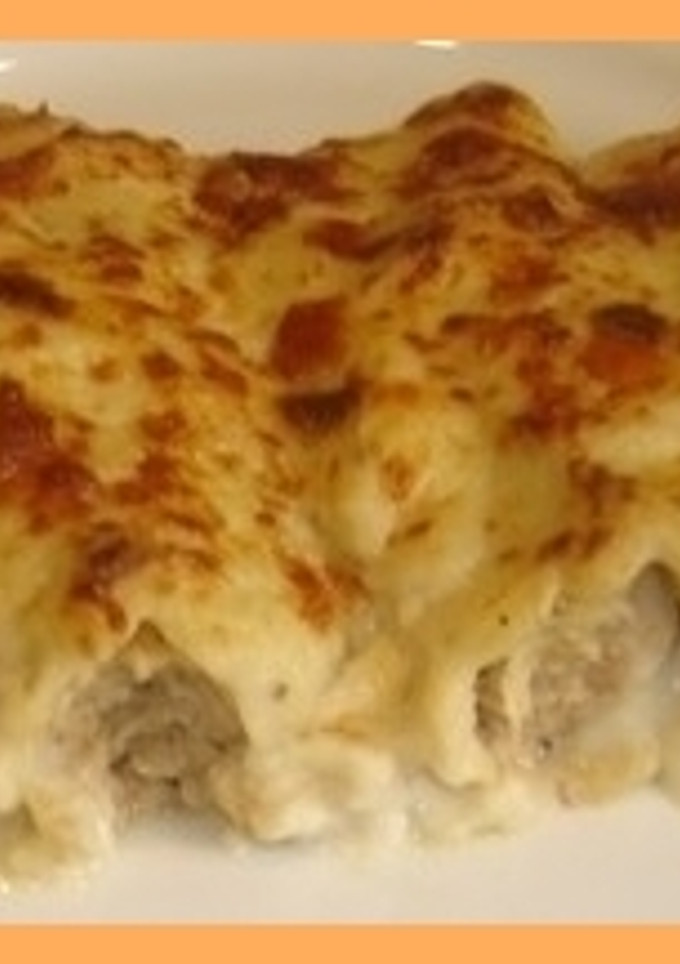 Una foto de Canelones de bonito