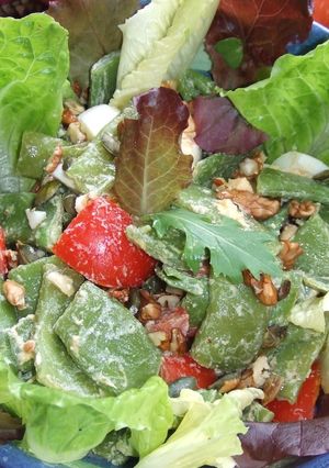 Una foto de Ensalada de judías verdes con nueces